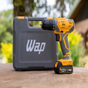 Parafusadeira E Furadeira A Bateria Li-ion Wap Wf 12k3.2 Carregador Com Maleta E Kit De 11 Acessórios